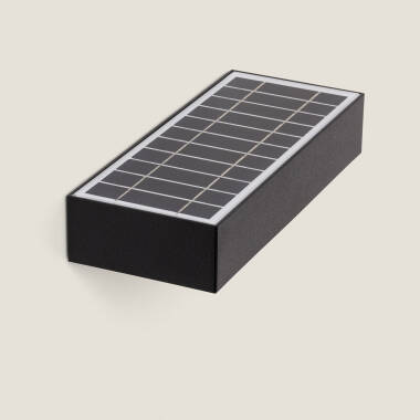 Producto de Aplique de Pared Exterior LED 6W Karl Solar Negro