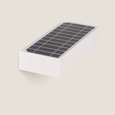 Producto de Aplique de Pared Exterior LED 6W Karl Solar Blanco