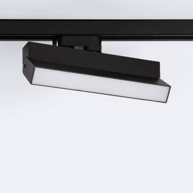 Foco Carril Linear LED Trifásico 24W Regulável TRIAC CCT Selecionável Elegant Preto