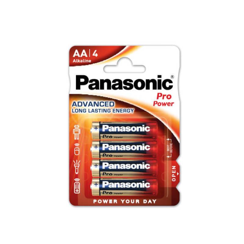 Produto de Pack 4 Pilhas Alcalinas 1,5V PANASONIC AA LR6PPG