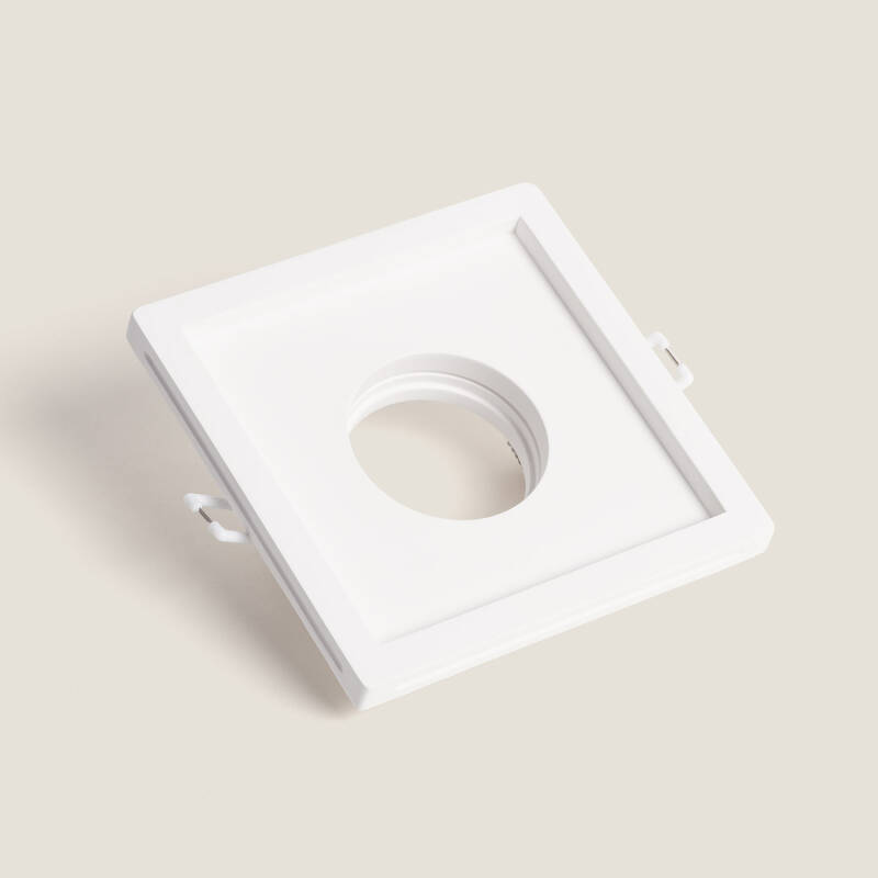 Produto de Aro Downlight Integração Gesso/Pladur para Lâmpada LED GU10 / GU5.3  Corte 125x125 mm UGR17