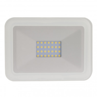 Produto de Foco Projetor LED 20W 120lm/W IP65 Slim Cristal Branco