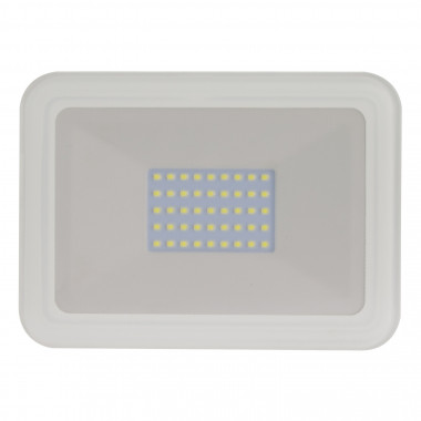 Producto de Foco Proyector LED 30W 120lm/W IP65 Slim Cristal Blanco