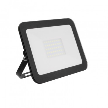Product Foco Proyector LED 30W 120lm/W IP65 Slim Cristal Negro