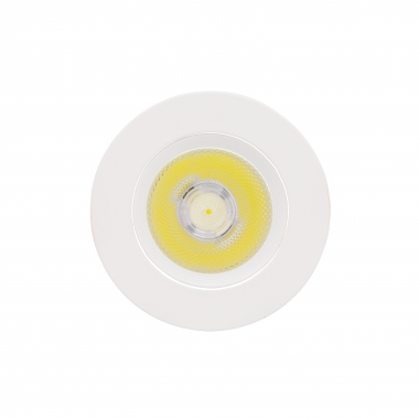 Producto de Foco Downlight LED 9W COB Direccionable Circular Blanco Corte Ø 90 mm No Flicker