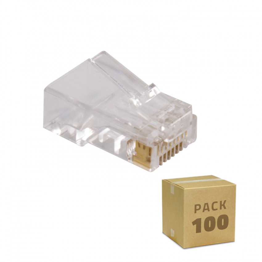 Pack 100 Unidades RJ45 UTP  