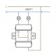 Interruptor Doble IP54