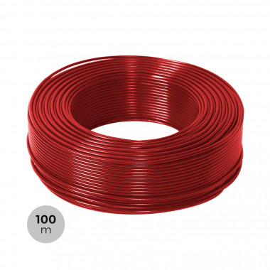 Rollo 100m Cable 6mm² PV ZZ-F Rojo