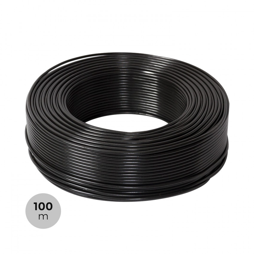 Rollo 100m Cable 6mm² PV ZZ-F Negro    