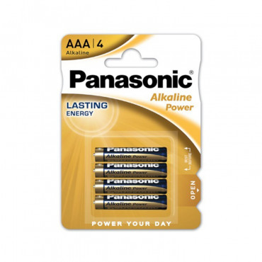 Panasonic Pack 4 Pilhas Alcalinas AA LR06 1.5V 