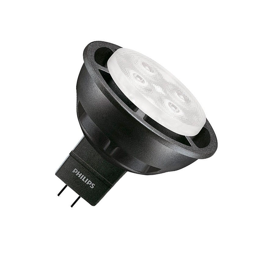 Lâmpada LED GU5.3 MR16 Regulável PHILIPS Master SpotLV VLE 12V 36º 6.3W Black