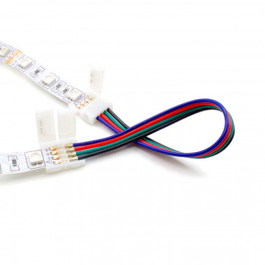 Producto de Cable Doble Conector Rápido Tira LED 12/24V RGB 10mm 