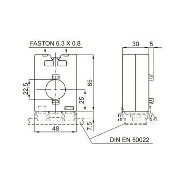 Producto de Transformador de Intensidad MAXGE x/5A     