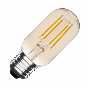 Bombilla Filamento LED E27 4W 360 lm T45 Regulable Gold