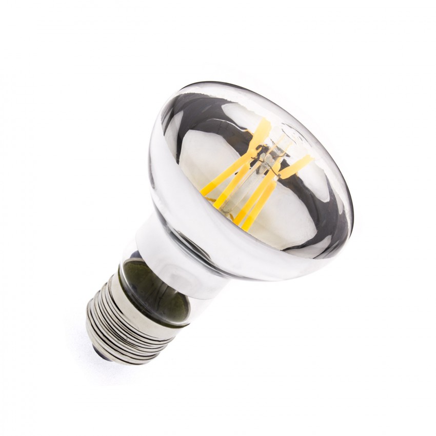 Bombilla LED E27 Regulable Filamento R63 3.5W 