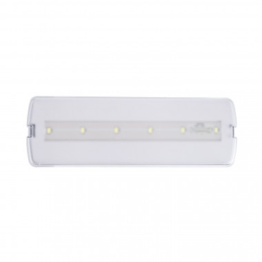 Producto de Luz Emergencia LED Empotrable/Superficie 200lm Permanente/No Permanente Corte 246x84 mm
