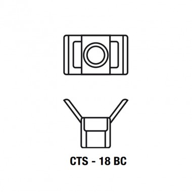 Producto de Pack Base para Bridas Scotchflex CTS 18 BC 23 x 14mm  (100 un) 3M 7000092454-CTS