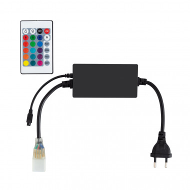 Controlador Tira LED RGB 220V UltraPower, Control Remoto IR 24 Botones