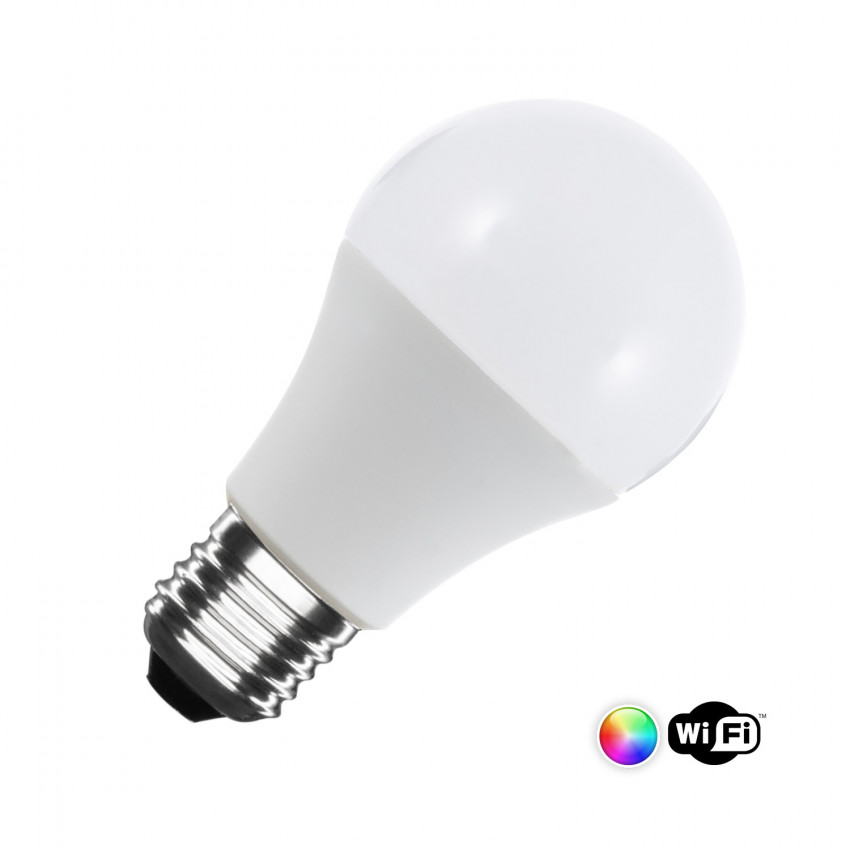 Produto de Lâmpada Inteligente LED E27 9W 806 lm A60 WiFi RGBW Regulável
