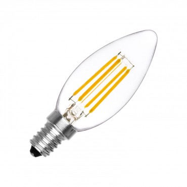 Lâmpada Filamento LED E14 4W 360 lm C35