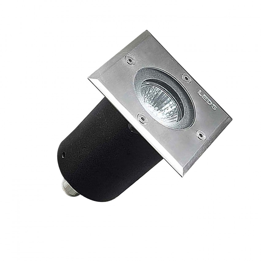 Producto de Foco Cuadrado Empotrable en Suelo Gea GU10 IP67 LEDS-C4 55-9281-CA-37