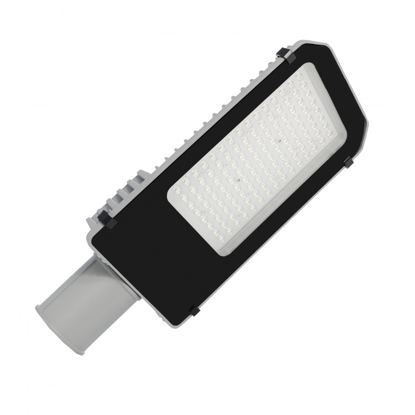 Luminária LED 60W Harlem LUMILEDS 135lm/W Cinza Iluminação Pública 