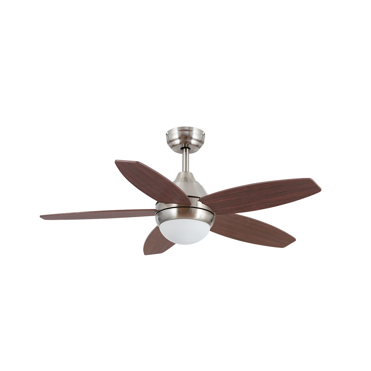 Ventilador de Techo Dara LED Niquel 60W efectoLED Ventilador de Techo Navy Niquel 60W efectoLED