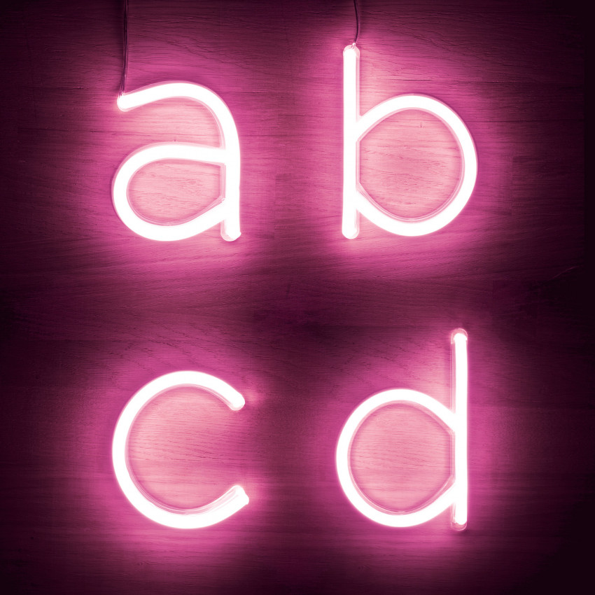 Producto de Letras Neón LED Rosa 