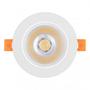 Producto de Foco Downlight LED 12W COB Direccionable Circular  Blanco Corte Ø 90 mm No Flicker