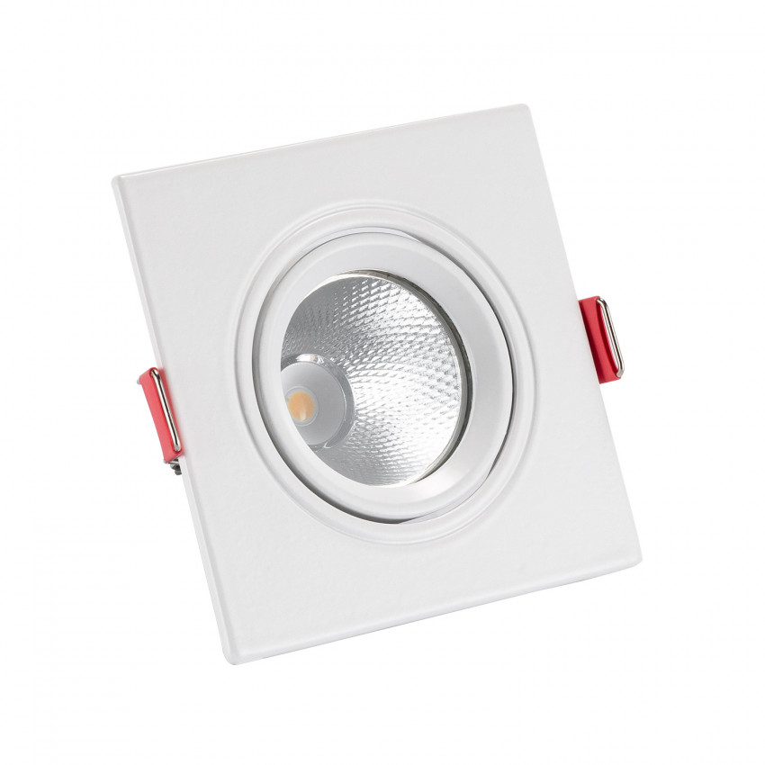 Foco Downlight LED COB Quadrado New Madison 5W (UGR19) Corte Ø 75 mm