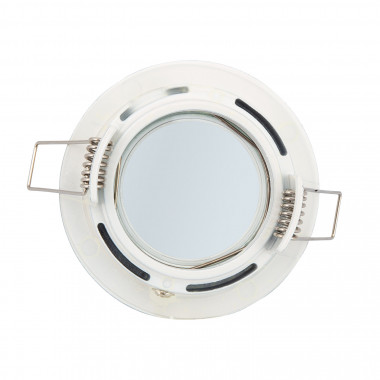 Producto de Aro Downlight Circular Blanco para Bombilla LED GU10 / GU5.3 Corte Ø 65 mm 