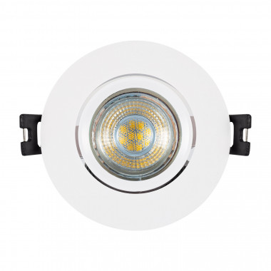 Producto de Aro Downlight Circular Basculante para Bombilla LED GU10 / GU5.3 Corte Ø 75 mm