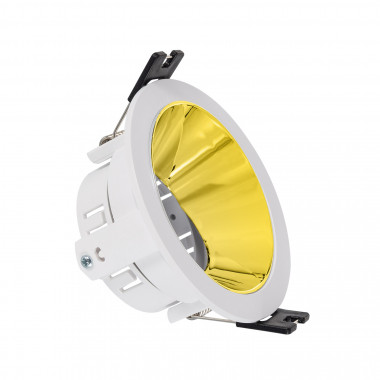 Produto de Aro Downlight Cónico Reflect Excêntrico para Lâmpadas LED GU10/ GU5.3 Corte Ø 75 mm