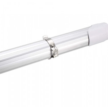 Grampos Fixação Alumínio para Tubos LED T8 (2 uds)