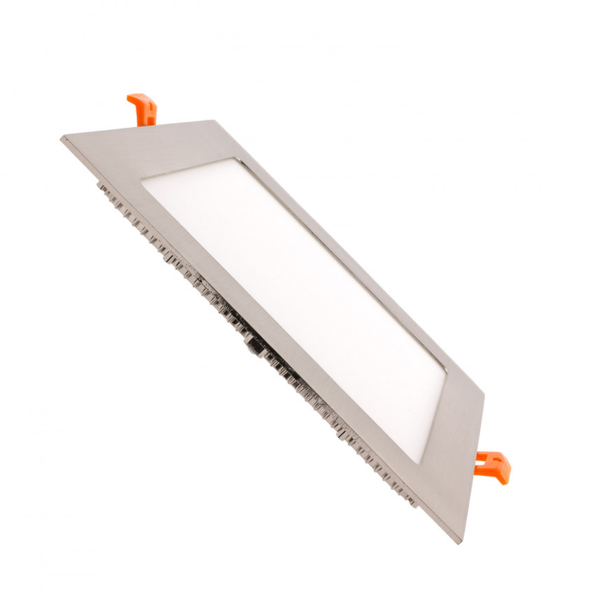 Producto de Placa LED 18W Cuadrada SuperSlim LIFUD Silver Corte 205x205 mm