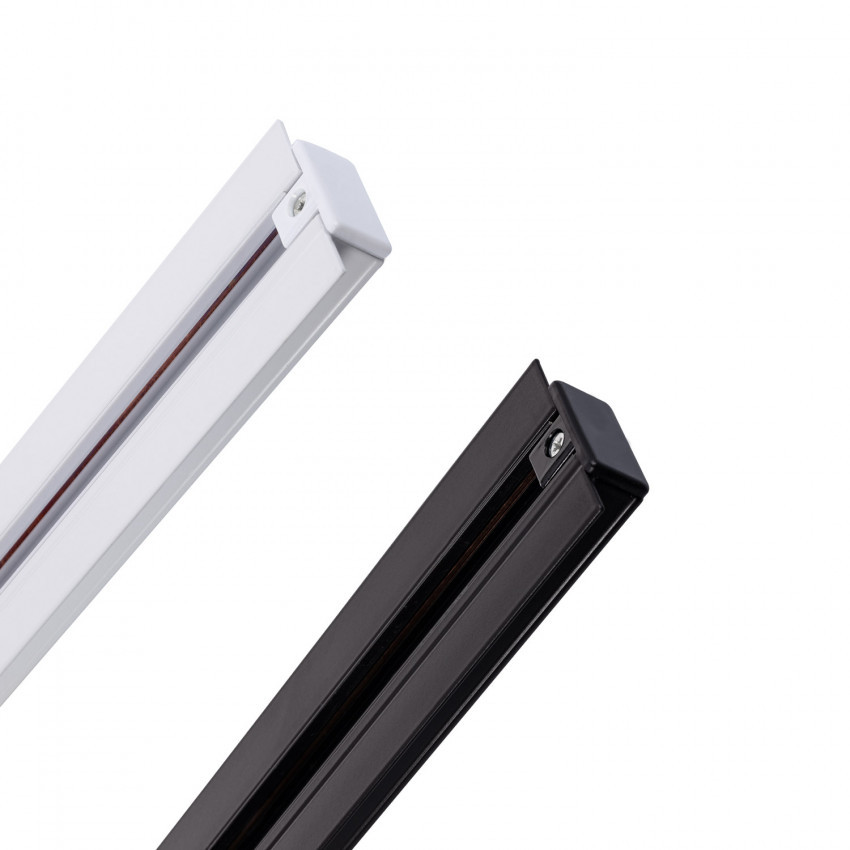 Carril Bifásico Encastrável para Focos LED 1 Metro