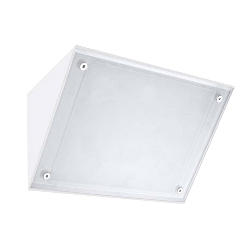 Producto de Aplique LED Curie Glass White Medium IP65 14W LEDS-C4 05-9884-14-CM