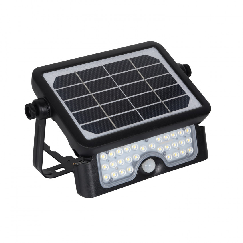 Foco Projetor LED Solar 5W IP65 com Sensor de Movimento PIR