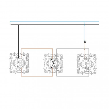 Producto de Interruptor Simple de Cruzamiento Classic