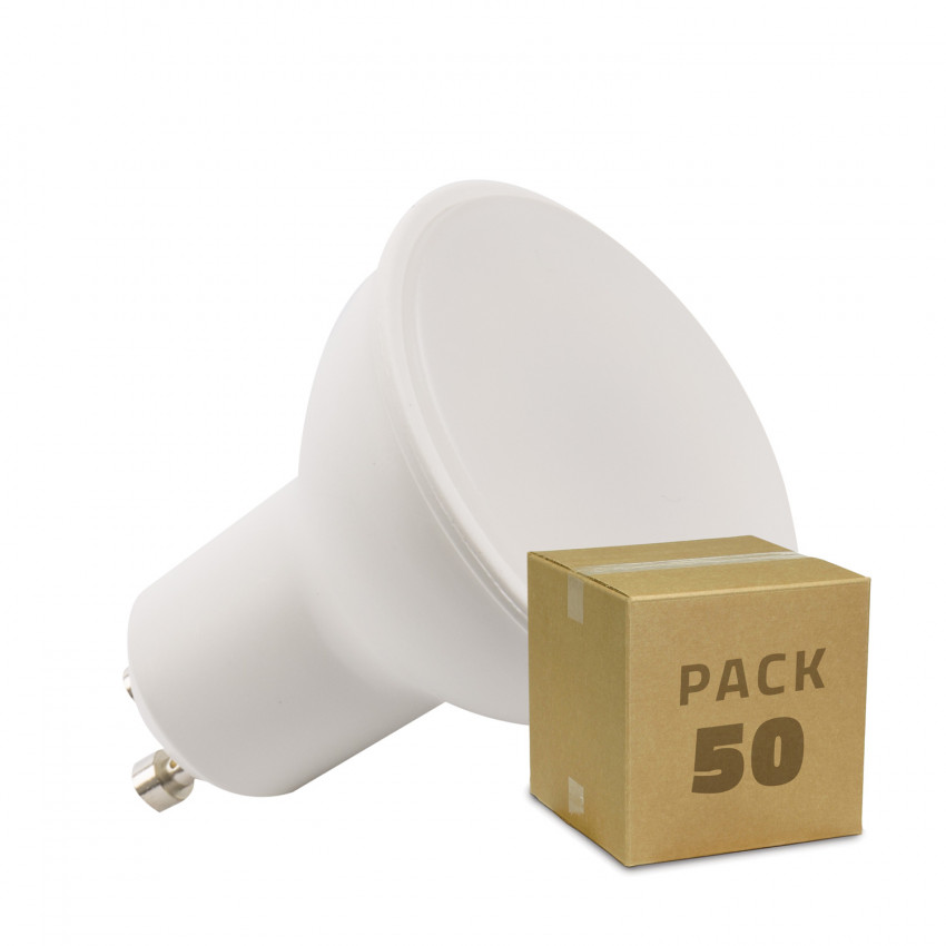 Producto de Caja de 50 Bombillas LED GU10 S11 120º 6W Blanco Frío