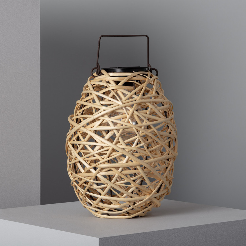 Produto de Candeeiro de Mesa LED Solar Exterior Rattan Baihar 