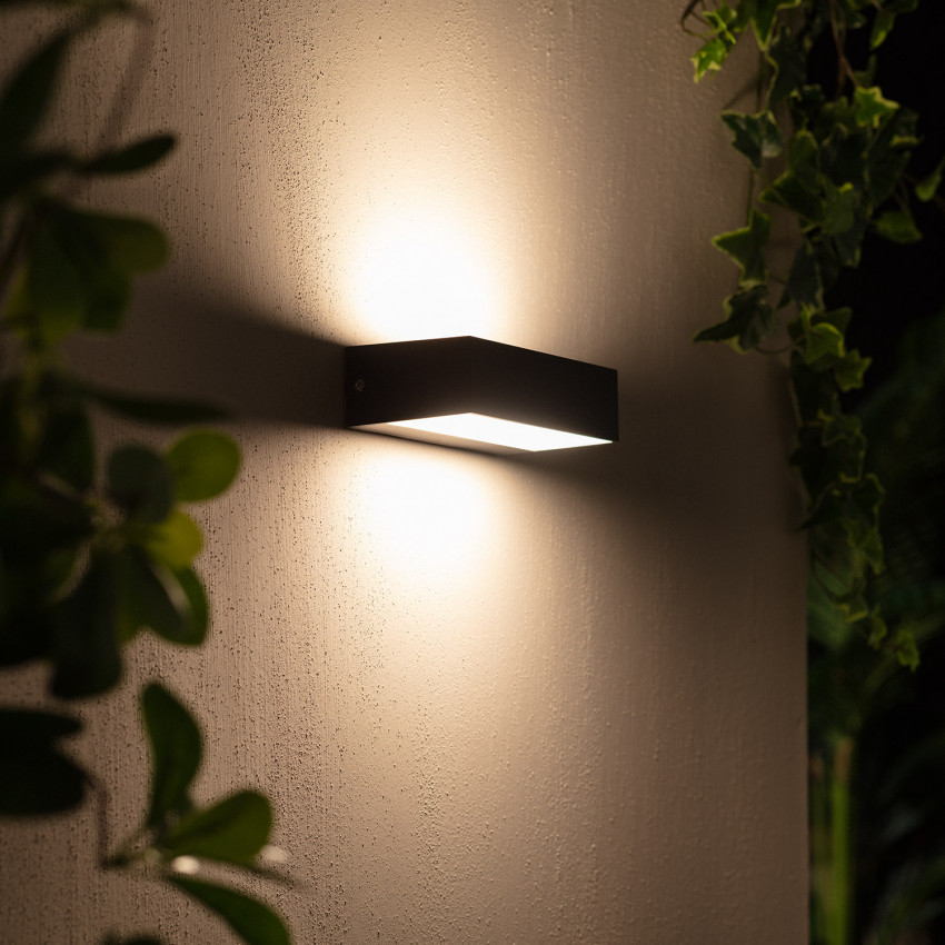 Produto de Aplique de Parede Exterior LED 9W Iluminação Dupla Cara Galeo