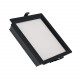 Downlight LED 30W New Aero Slim Cuadrado 120 lm/W (URG17) Negro Corte 210x210 mm