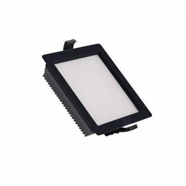 Downlight LED 15W SAMSUNG New Aero Slim Quadrado 130 lm/W Microprismático (URG17) LIFUD Preto Corte 135x135 mm