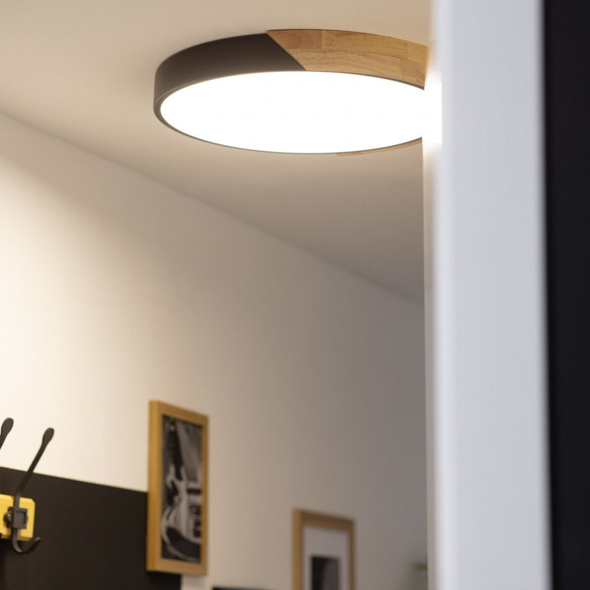 Plafón LED Circular CCT Semi-Dari 18W