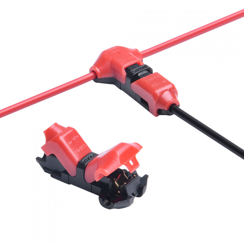 Producto de Conector Tipo T de 1 Polo de Cable No Pelado de 0.5mm para Tira LED IP40 