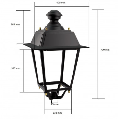 Producto de Luminaria LED 40W NeoVila LUMILEDS PHILIPS Xitanium Programable 5 Steps Alumbrado Público