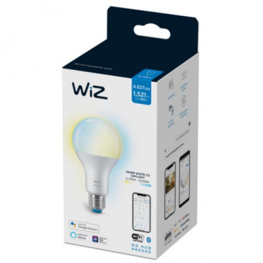 Produto de Lâmpada Inteligente LED E27 13W 1521 lm A67 WiFi + Bluetooth Regulável CCT WIZ