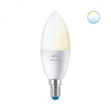 Lâmpada Inteligente LED E14 4.9W 470 lm C37  WiFi + Bluetooth Regulável CCT WIZ