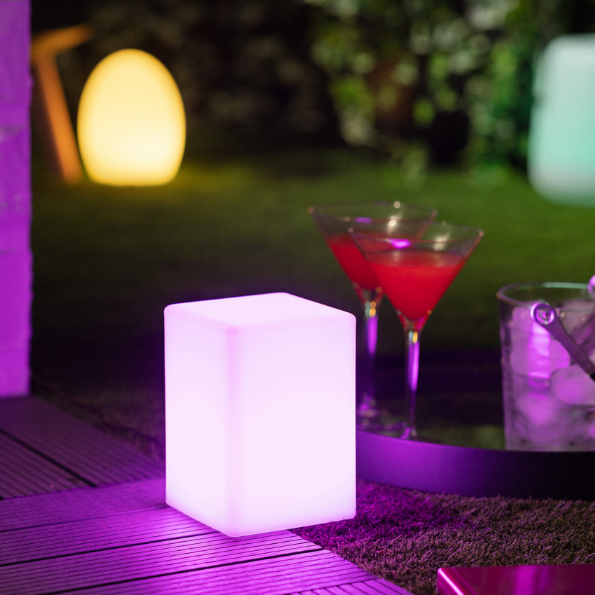 Producto de Lámpara de Mesa Exterior LED 2.5W RGB Portátil con Batería Recargable Kozan